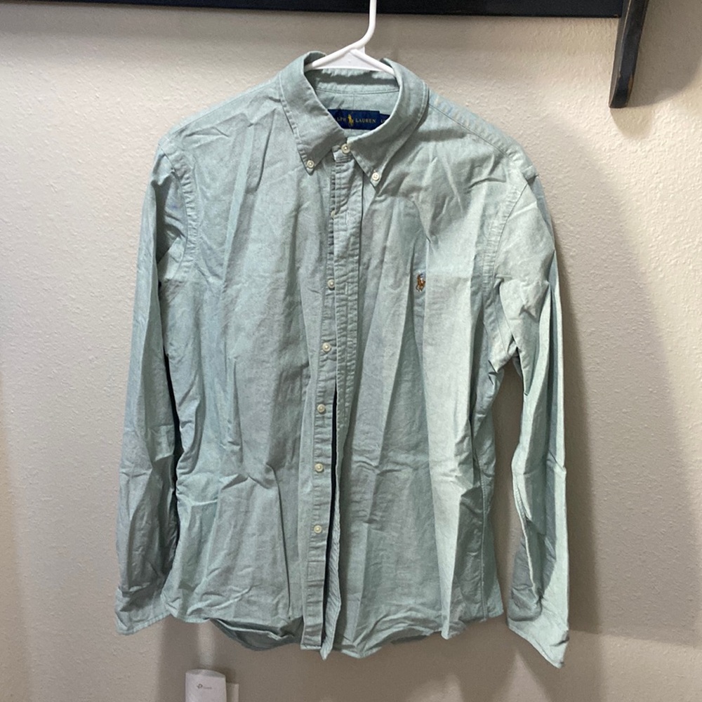 Light green Ralph Lauren Button-Down Long Sleeve